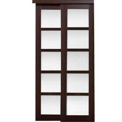 Baldarassario Glass Sliding Closet Door