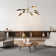 Lakendria Sputnik Modern Linear Chandelier with Adjustable Arms