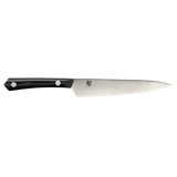 Shun Narukami 6" Utility Knife, Handcrafted Japanese Kitchen Knife, Blue II Carbon Steel Core & San Mai Stainless Steel Cladding, Micarta Handle, Precision & Sharpness for Professional and Home Chefs