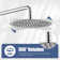 PureEssence Pressure-Balanced (Temperature And Volume) Complete Shower System with Rough in-Valve