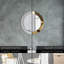 Huldar Glass Flat Wall Mirror