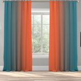 Symmetrical Ombre Gardinent Curtain Panel