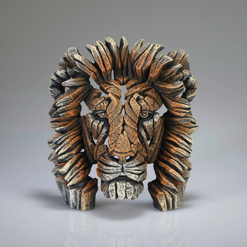 Figurine de buste de lion miniature Enge