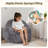 Shell Shape Bean Bag Chair for Kids, Teens, and Adults-117428371