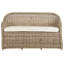 Chilson 150cm Wide Curved Wicker Patio Sofa with Cushions-288867047