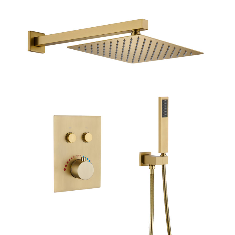 Système de douche mural thermostatique Calder