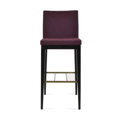 Aria Black Ash Wood Counter & Bar Stool