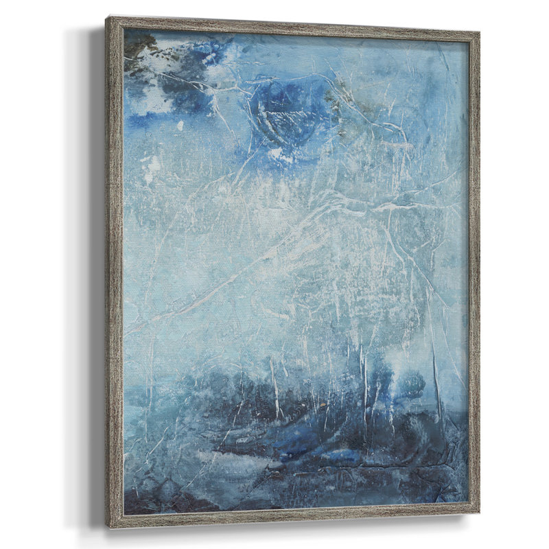 «Coastal Seas IV», reproduction encadrée - bois massif, H 11 po x l 9 po