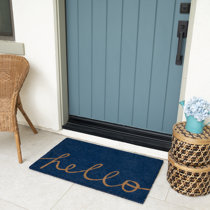 MSI Black Encaustic Coir Non-Slip Outdoor Doormat & Reviews