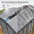 6X6 FT Plastic Outdoor Storage Shed - Lockable Resin Tool Shed With Window & Floor-123794635