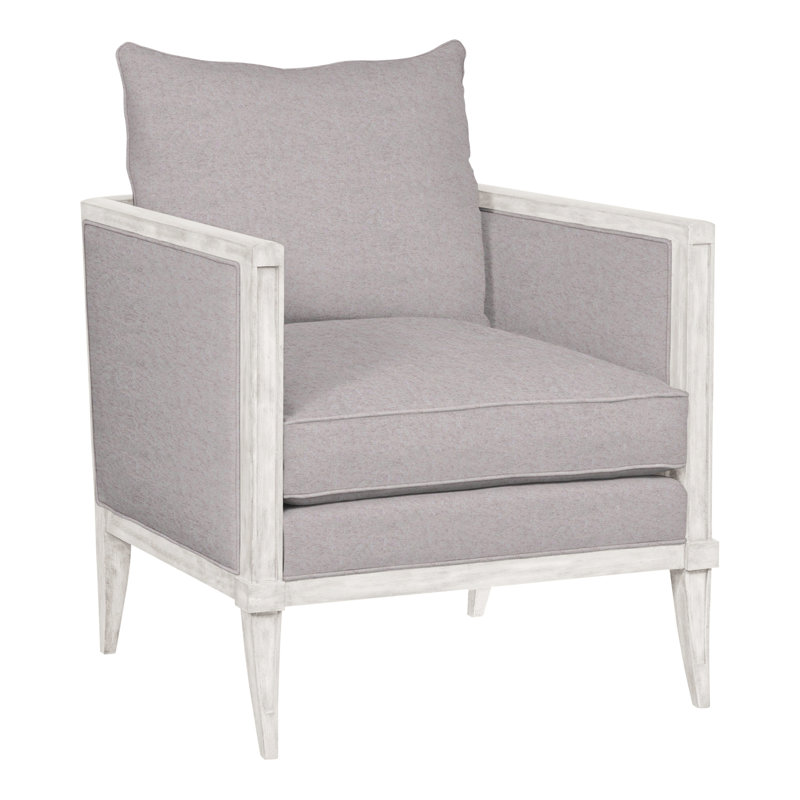 Cameo 28.5" Chair, Nadia Linen, Casa Blanca