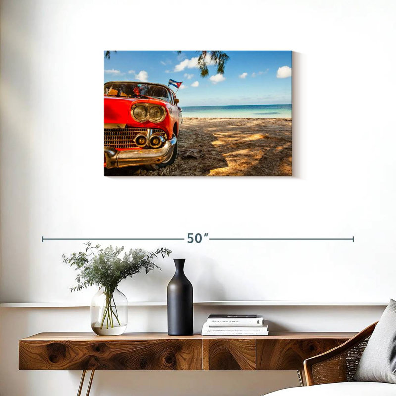 Voiture rétro Gillard Beachside, H 20 po x l 30 po