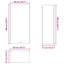 Vidaxl Hanging Cabinet Riga White 40 X 31 X 100 Cm Engineered Wood-121217437-121217439