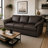 Ramdev Top Grain Leather Sofa with Cushioned Back and Pillow Top Arm-124301330-35667463