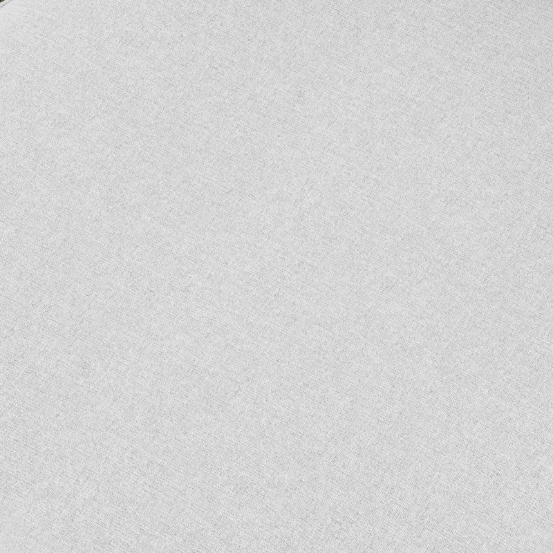 Fauteuil d'extérieur sans accoudoirs en osier Cateline, Polyester gris clair