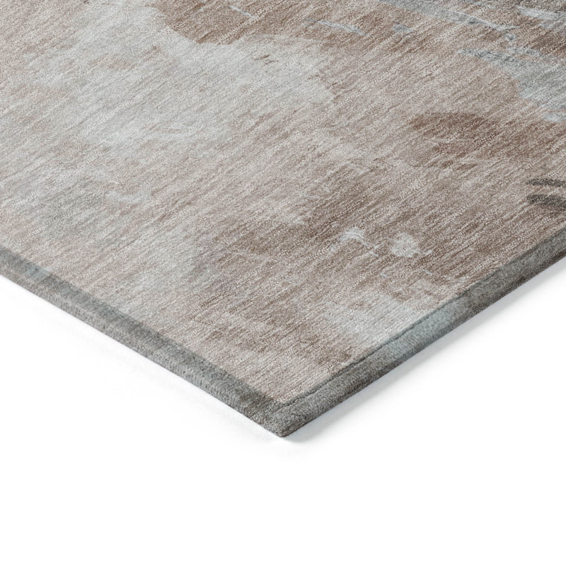 Tapis intérieur / extérieur lavable à la machine Cinead ACN1675, Rectangle 10 pi x 14 pi