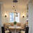 3 - Light Vintage Chandelier Ceiling Hanging Light Fixture With Adjustable Height
