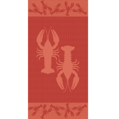 Serviette de plage en coton sculpté 100% en coton homard Wentworth Mansion