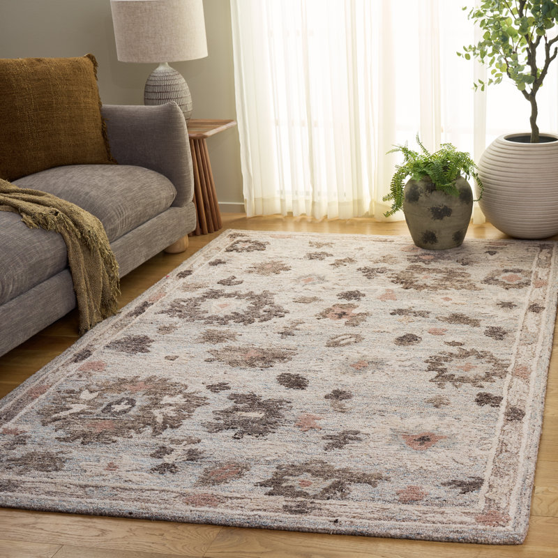 Kenya Hand Tufted Wool; Cotton Oriental Indoor Rug, 5'-0" x 8'-0" Rectangle