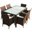 Ensemble repas pour 6 personnes avec coussins Amerski-1161509163