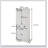 71" Kitchen Pantry Storage Cabinet,with 4 Doors, Drawer, 2 Adjustable Shelves, Freestanding Cupboard