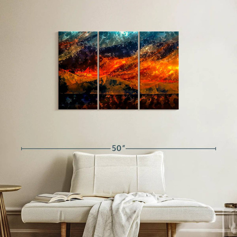 Avery Fiery Volcano, 24" H x 38" W