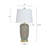 Poly Table Lamp - Raffine Gold - White Shade