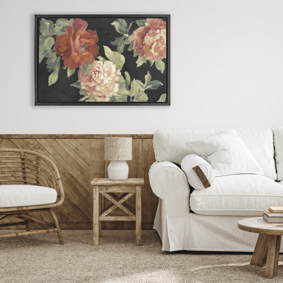 Cadre flottant La belle fleur rouge, design par Lanie Loreth
