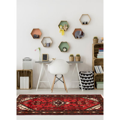 Tapis rouge Andelz 3 pi 2 po x 4 pi 8 po