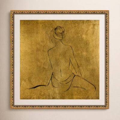 Maia "Golden Bather II" Print by Sally Swatland