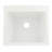 Medford 25'' L x 22'' W White Drop-In Laundry Sink