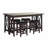 Drop Leaf Table W/ 4 Stools