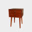 Table de chevet moderne à 2 tiroirs, table d'appoint compacte avec rangement à glissière facile pour les chambres et les salons-134044598
