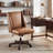 Mellins Swivel Chenille Upholstered Task Chair-886834297