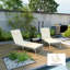 Foldable Lounge Chair Cushion Set Of 2