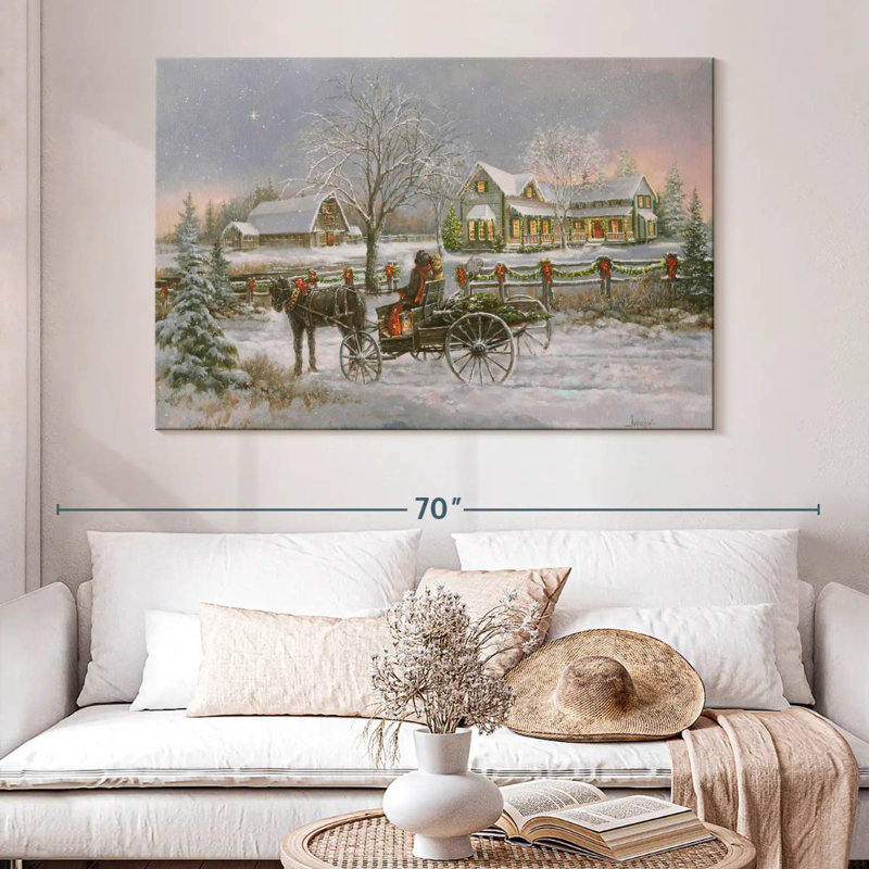 Saison de Noël, H 34 po x l 51 po