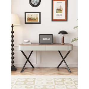 Brayden Studio® Rectangle Writing Desk & Reviews | Wayfair