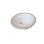Lavabo de salle de bain ovale encastré en céramique avec trop-plein Rhyth Series