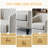 Upholstered Stripe Barrel Chair