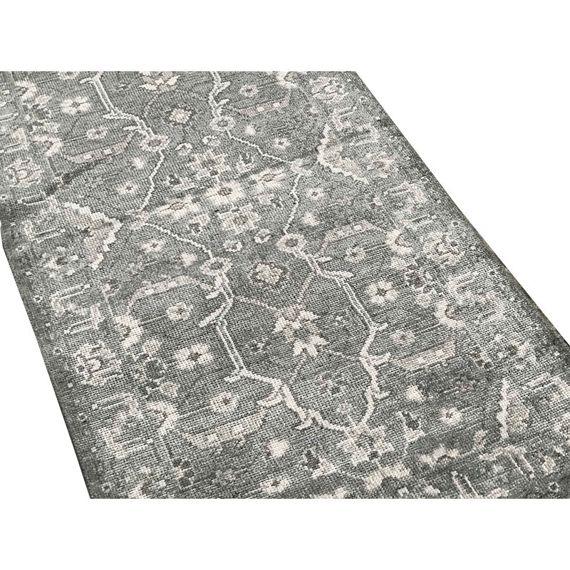 Hand-Knotted High-Quality Aqua Runner