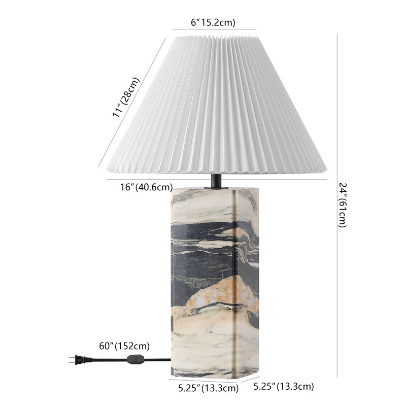 Mackenzie Standard Table Lamp, Light Brown