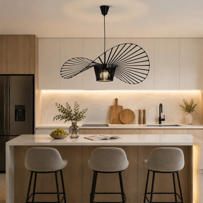 Ivy Bronx 1-Light Unique/Statement Geometric Pendant