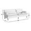 Harbor 88'' Velvet Sofa-1222663549