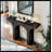 47" Console Table, Wooden Entryway Table Sofa Table With Arch Base