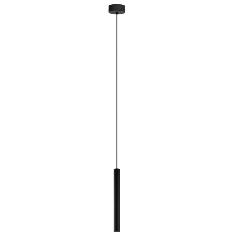 Luminaire suspendu cylindrique à 1 lumière DEL Chaniah, DEL, H 15,75 po x l 1,57 po x P 1,57 po