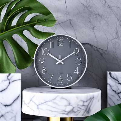 Horloge murale 12 po Modern Modern