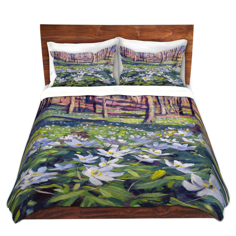 Ensembles de housse de couette DiaNoche en microfibre par David Lloyd Glover - Anemones in the Meadow