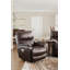 Trouper Leather Match Power Rocking Recliner with Power Headrest and Lumbar