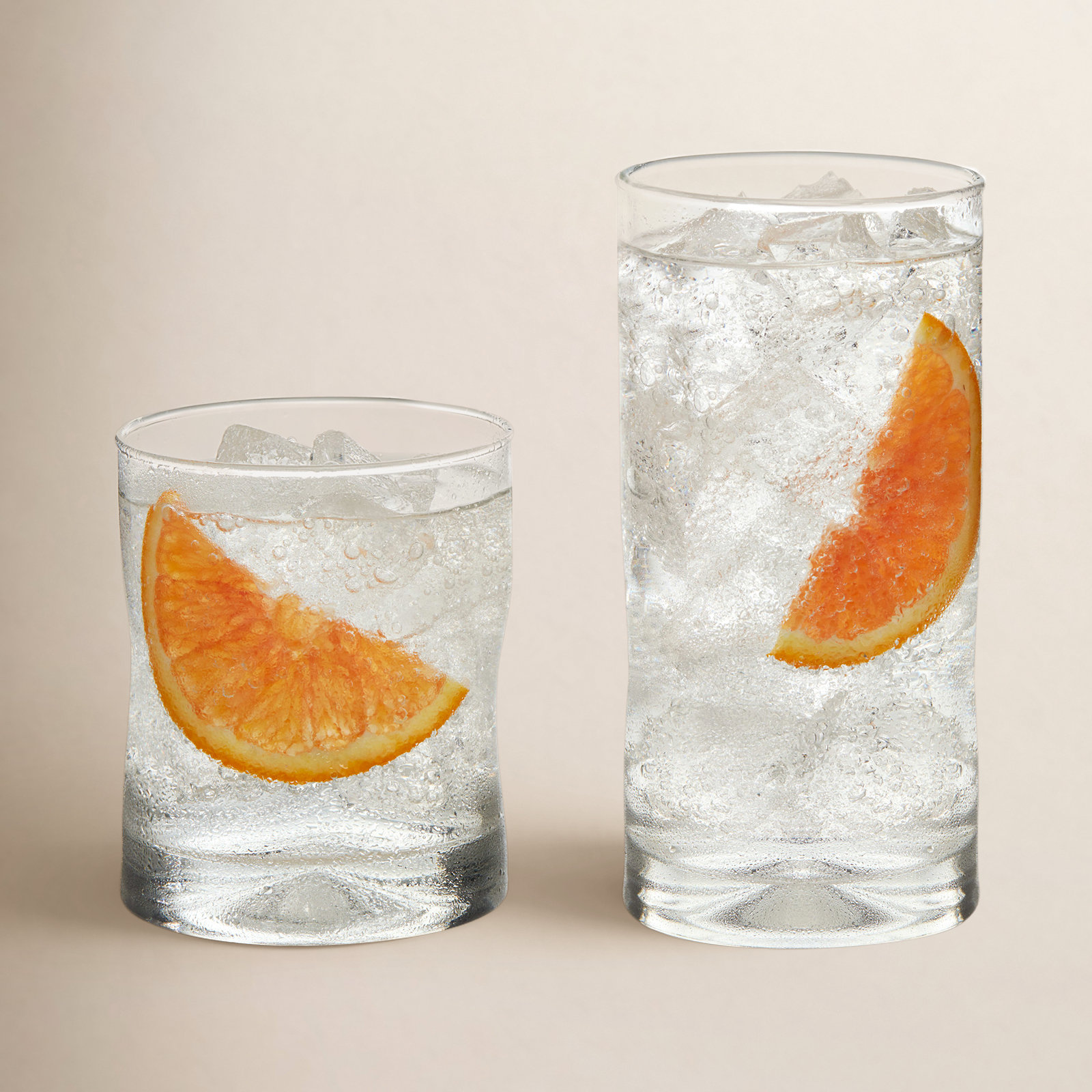 Libbey Impressions 16 Piece Tumbler and Rocks Glass Set