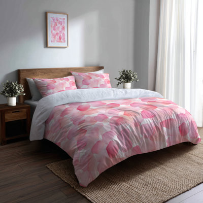 Ensemble de housse de couette Teens Romantic Bed Of 3 - Florals Petal Kiss